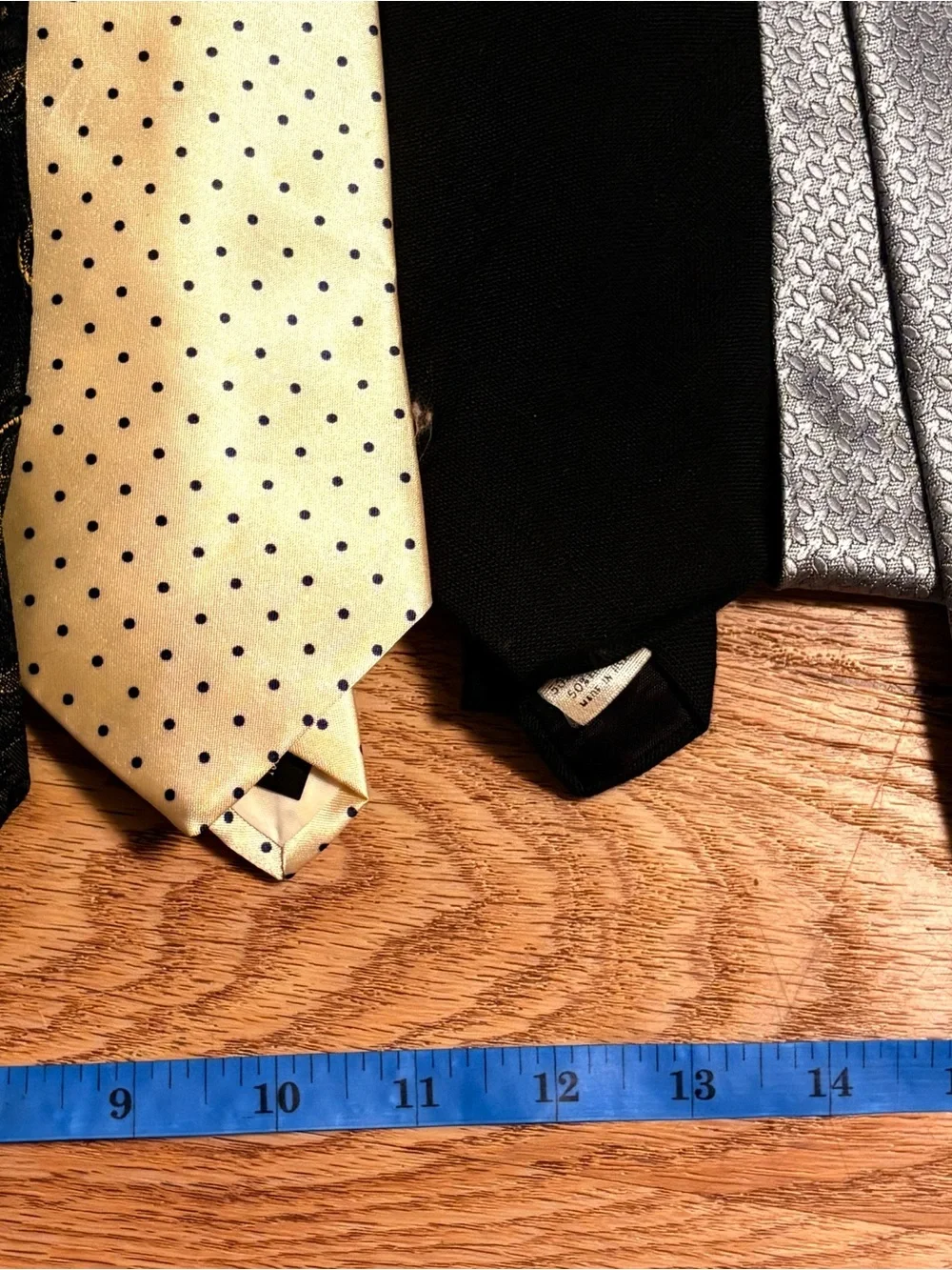 Vintage & Classic Men's Necktie Lot of 5 | Paisley, Polka Dot, Striped & Solid⁠